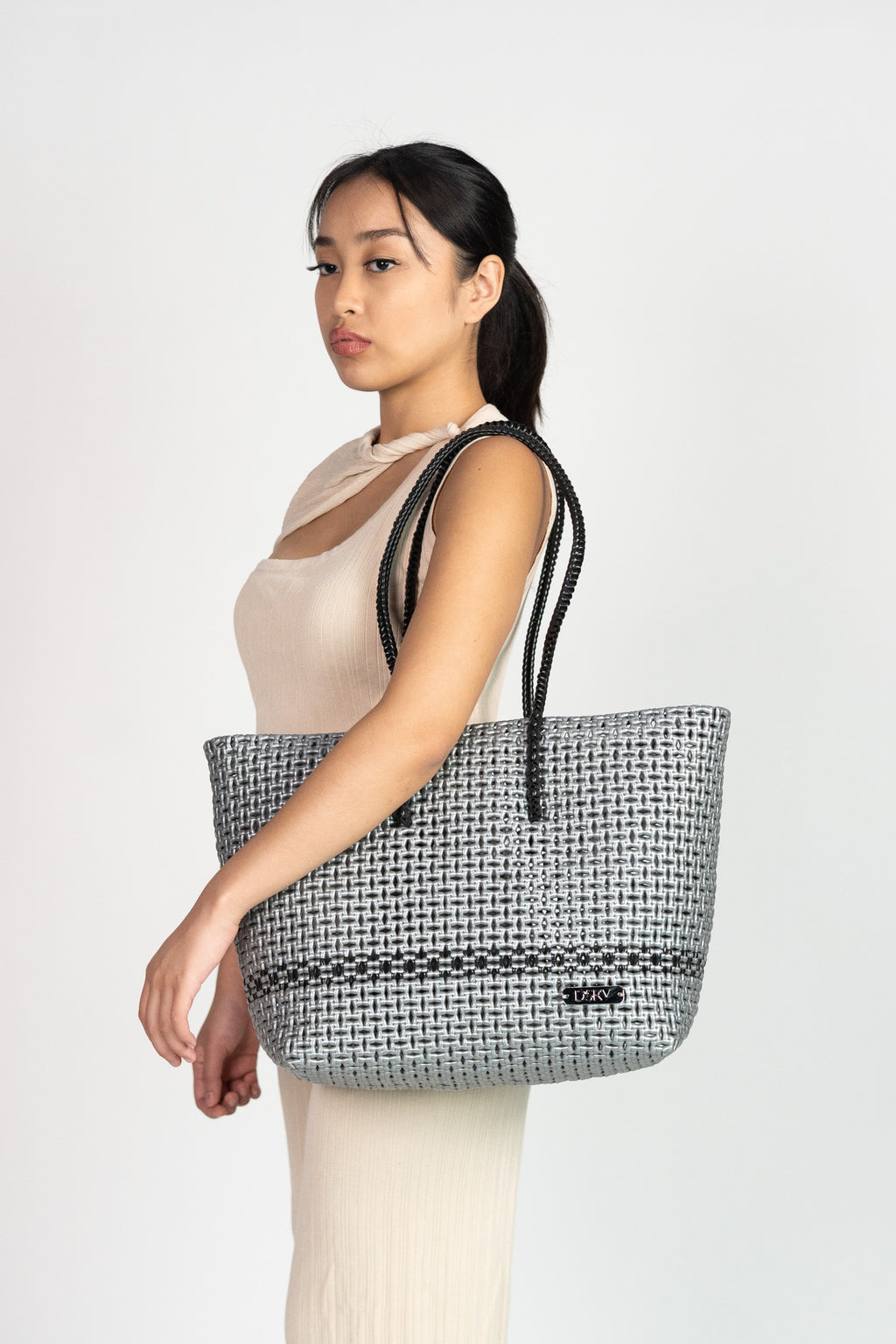 SILVER STREAK TOTE