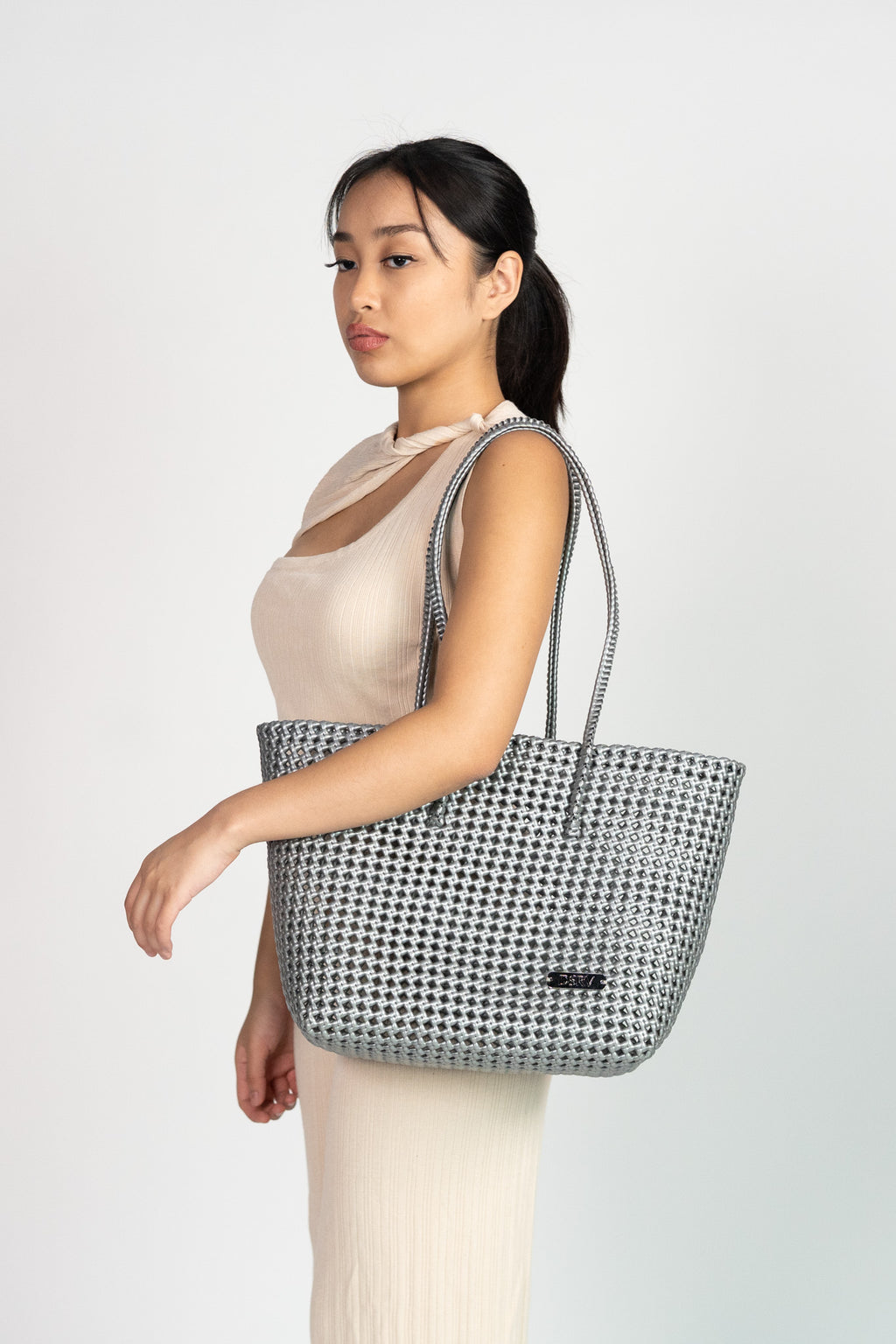 SILVER FISH HANDBAG