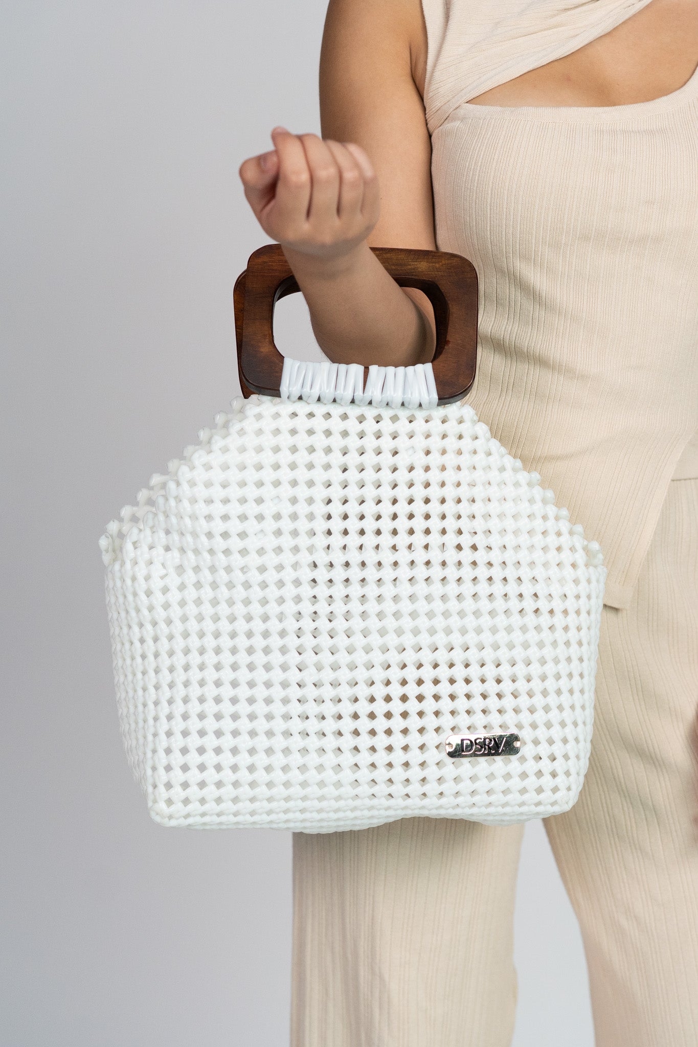 WHITE BELLE BAG