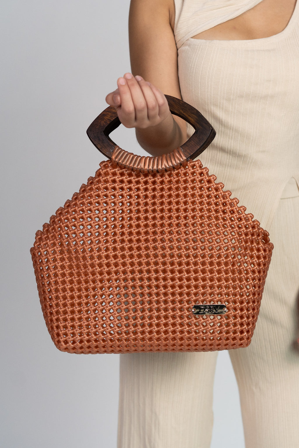 ORANGE PEEL BELLE BAG
