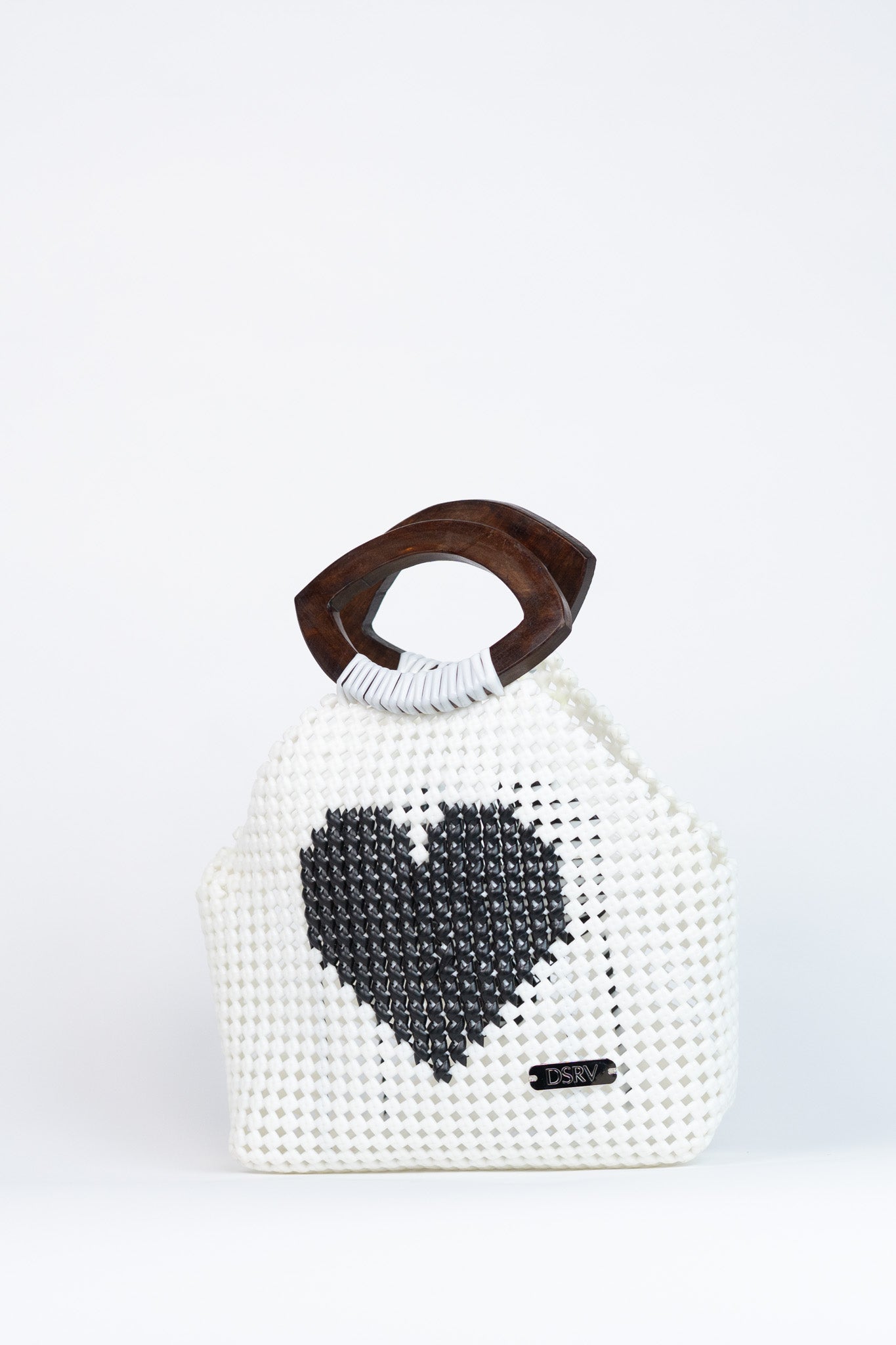 WHITE HEART BELLE BAG