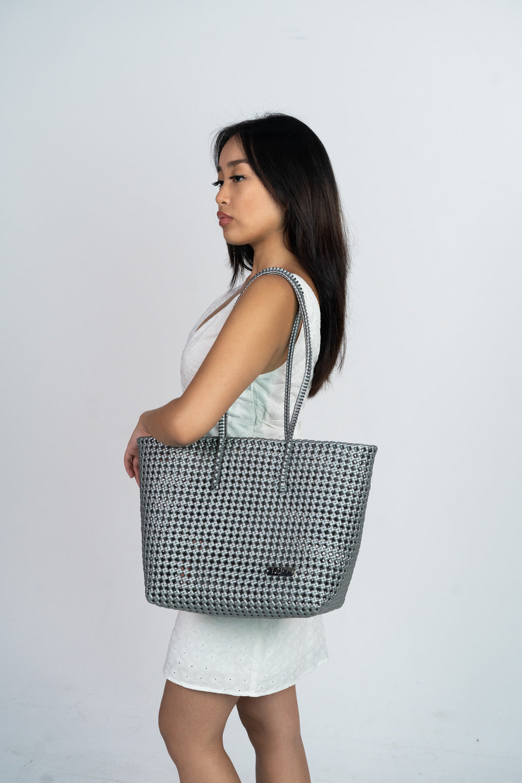 SILVER FISH HANDBAG