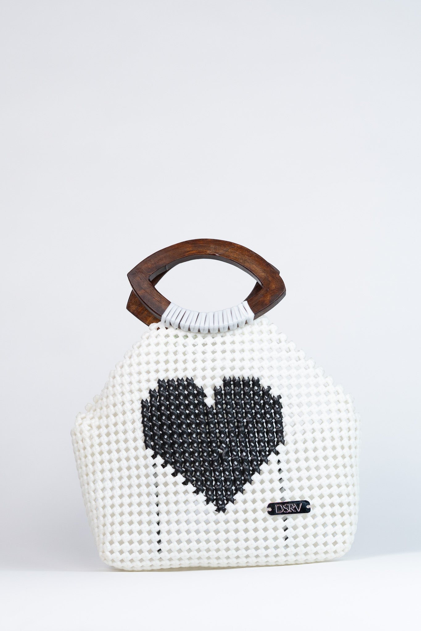 WHITE HEART BELLE BAG