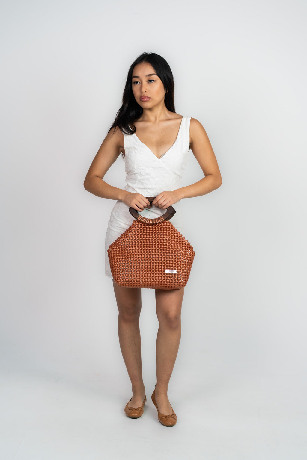 ORANGE PEEL BELLE BAG